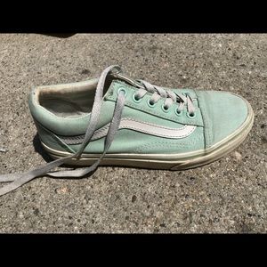 Vans shoes! Blue/ teal coloring. Gently worn in!